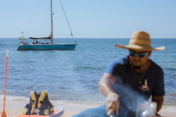 Algarve Yacht Cruise & Beach BBQ from Albufeira — 6-Hour Coastal Cruise to Benagil