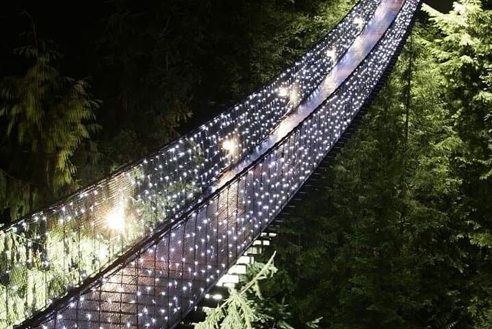 Canyon Lights: Capilano Suspension Bridge & Grouse Mountain Holiday Light Tour