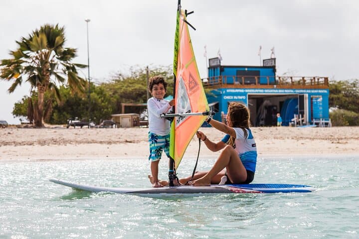 Private Windsurfing Lessons in Aruba — Master the Trade Winds on Palm Beach