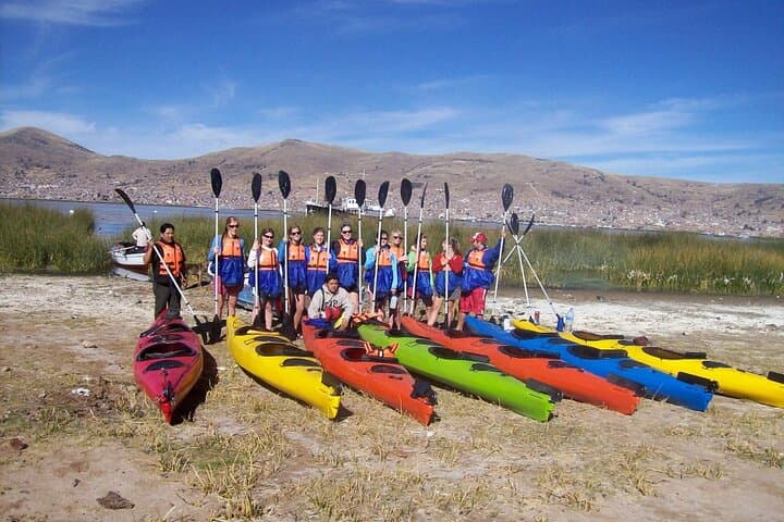 Kayaking to the Uros Floating Islands on Lake Titicaca photo 3