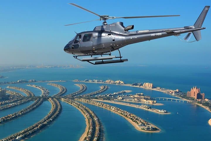 Dubai Helicopter Vision Tour: 22-Min Aerial View of Palm, Burj Al Arab & Burj Khalifa