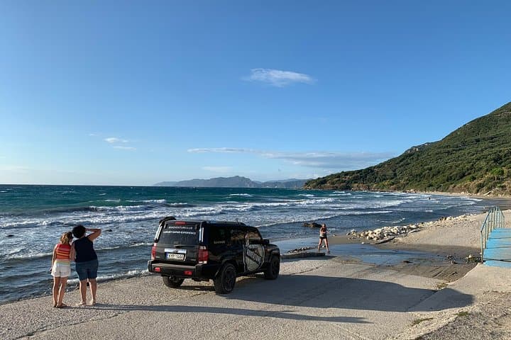 South Corfu Jeep Safari: Private Half-Day Route from Moraitika