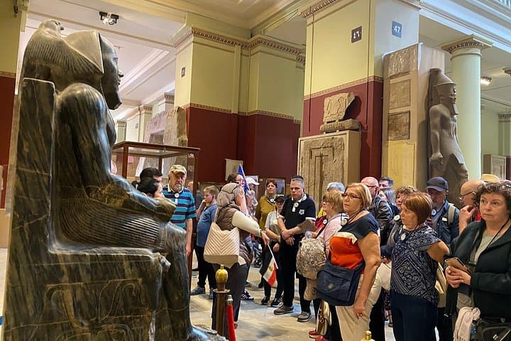 Aswan to Cairo Private Day Tour — Giza Pyramids, Egyptian Museum & Khan el-Khalili photo 2