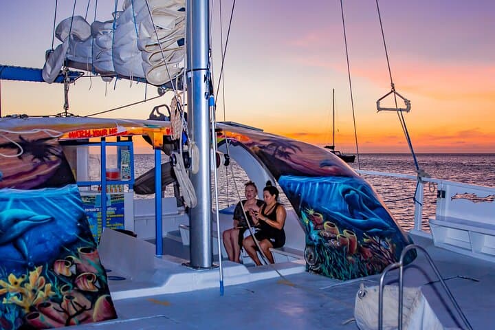 Aruba Sunset Catamaran Cruise Aboard the Dolphin — 2-Hour Sunset Sail with Open Bar