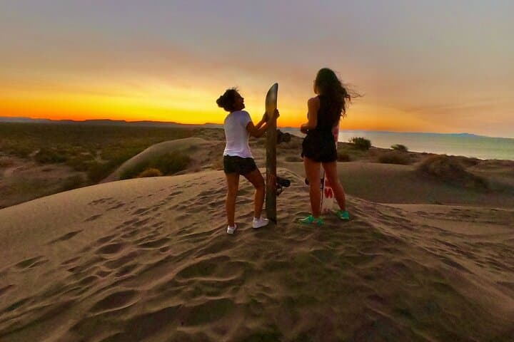 Sunset Sandboarding on El Mogote: La Paz Dunes Adventure photo 2