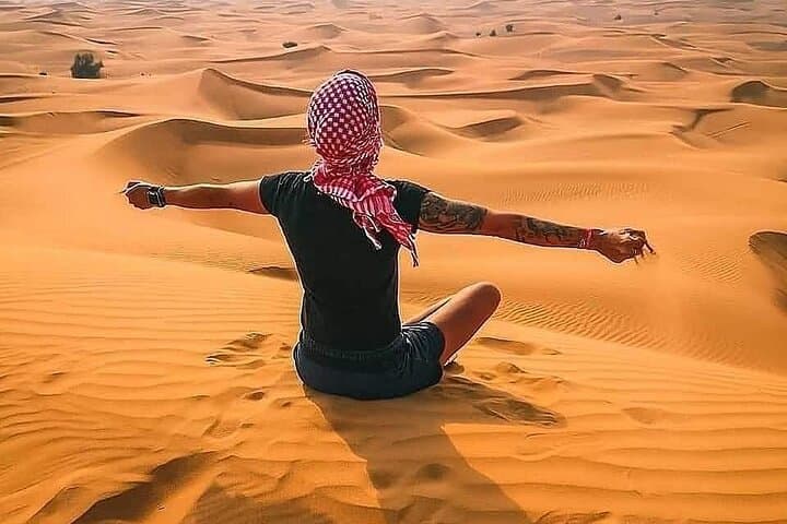 Dubai Lahbab Desert Safari: Dune Bashing, Camel Ride & Starlit Buffet photo 2