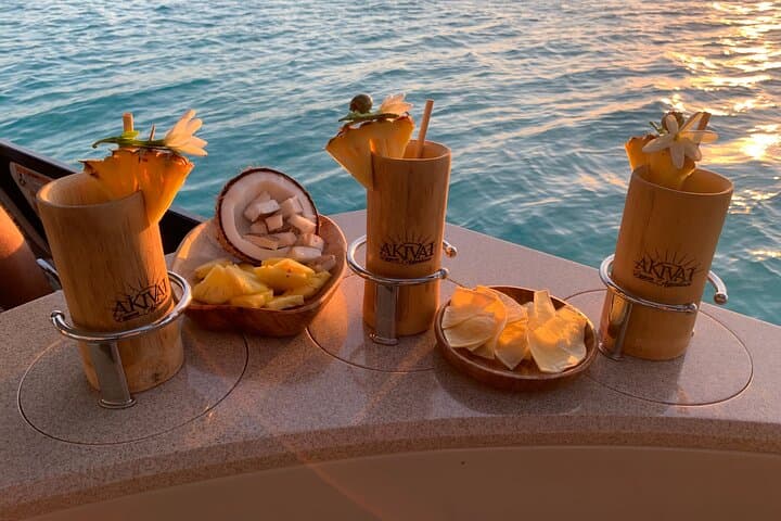 Moorea Sunset Boat Tour: Opunohu Bay, Rays & Sharks at Golden Hour photo 2
