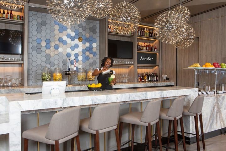 Relax Before Your Flight: Plaza Premium Lounge Terminal E at DFW Airport photo 3