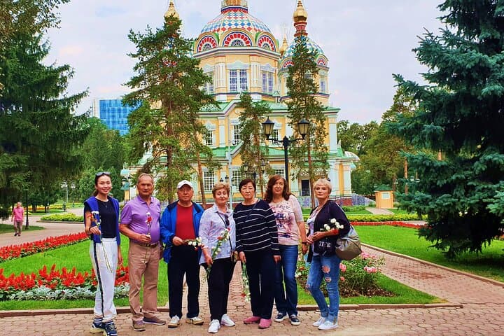 Almaty Walking Food Tour: Green Bazaar, Panfilov Park & Local Flavors