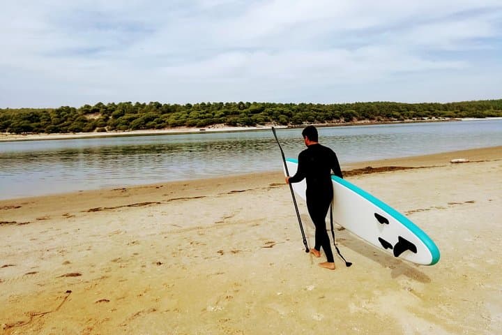 Stand Up Paddle Adventure on Albufeira Lagoon: Paddle, Birds and Fossil Cliffs near Lisbon photo 2