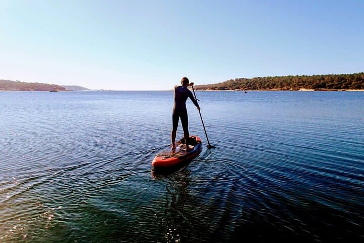 Stand Up Paddle Adventure on Albufeira Lagoon: Paddle, Birds and Fossil Cliffs near Lisbon photo 5