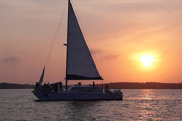 Orange Beach Sunset Sailing Cruise: Evening Catamaran Tour in the Intracoastal Back Bays photo 3