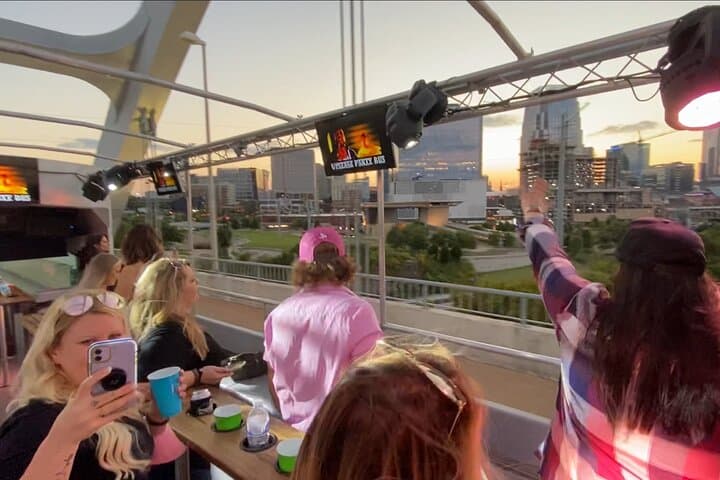 Nashville Open-Air Party Bus with DJ & Bartender 2-Hour Tour photo 2