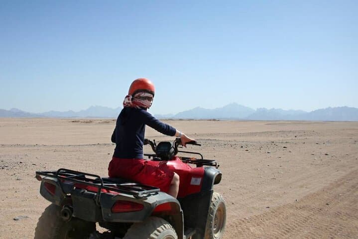 Dubai Desert Quad Bike Self-Drive, Sandboarding & Camel Ride Experience photo 2
