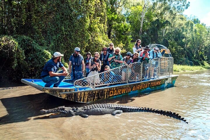 Top End Safari Camp: Full-Day Helicopter, Airboat & Croc Encounter Near Darwin photo 1