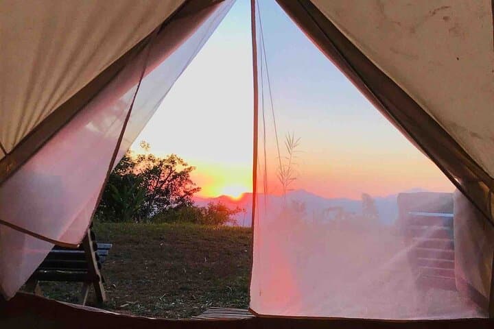 3-Day Glamping at Pluma Waterfalls: Picnic, Pool & Coffee-Tasting Near Huatulco