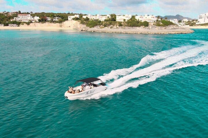 Private Full-Day St. Martin Speed Boat Tour — Snorkel Pinel, Tintamarre & Grand Case Lunch