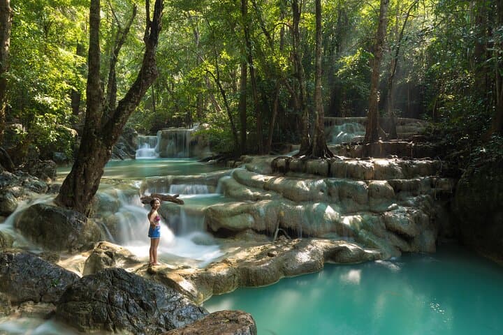 Day Trip to Kanchanaburi: Erawan Waterfall, Bridge on the River Kwai and Death Railway photo 5