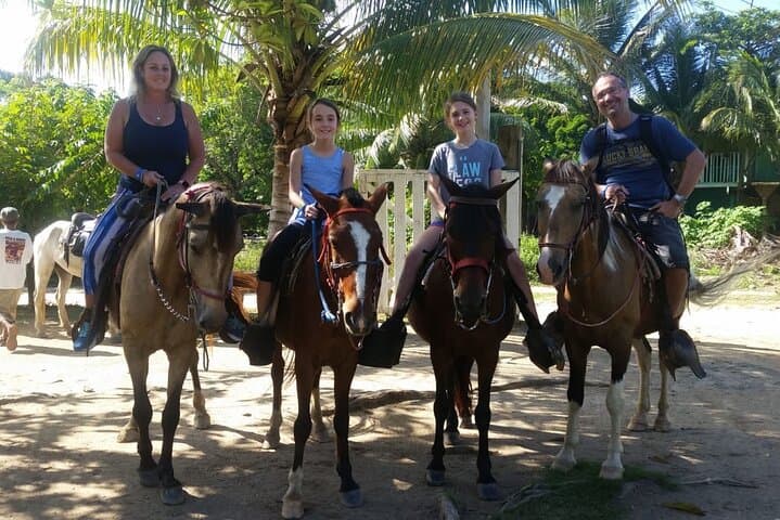 Roatán Horseback Ride and Beach Break: Hilltop Views to Ocean Sand photo 4