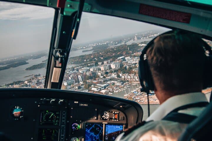 Above the Waves: Helicopter and RIB Boat Adventure Over Helsinki's Archipelago