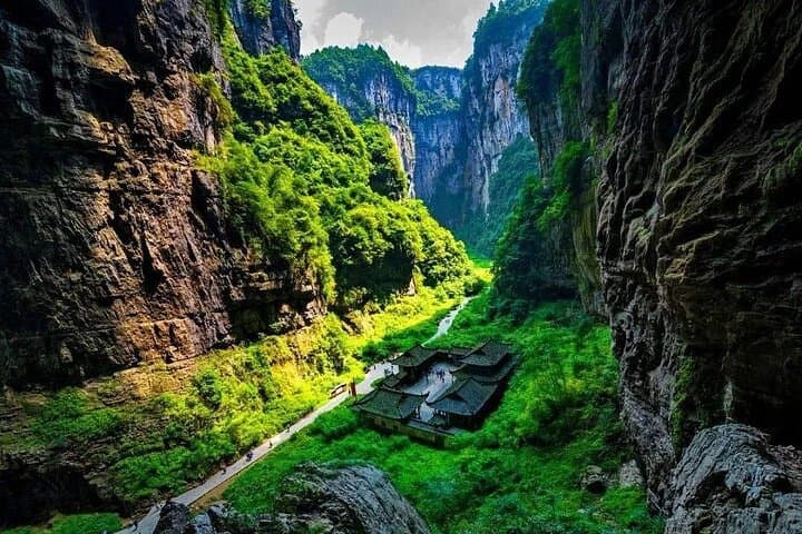 Private Wulong Karst Day Tour from Chongqing: Three Natural Bridges & Tiankeng