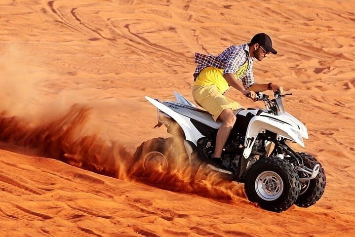 Morning Lahbab Desert Safari: Quad Biking, Dune Bashing & Camel Ride in Dubai photo 2