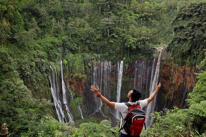 Tumpak Sewu & Kapas Biru: One-Day Waterfall and Goa Tetes Cave Trek from Malang photo 2