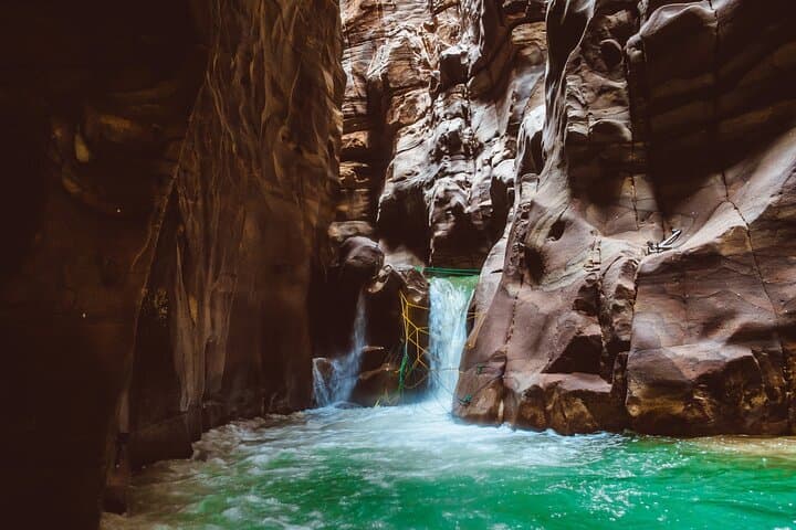 1-Night Wadi Mujib Overnight: Siq Wet Trail Adventure from Amman photo 6