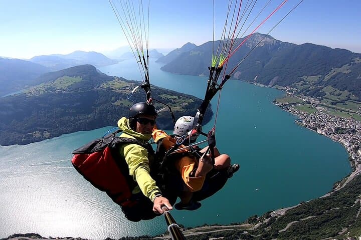 Tandem Paragliding Over Interlaken: Gondola Launch with Jungfrau Views photo 2