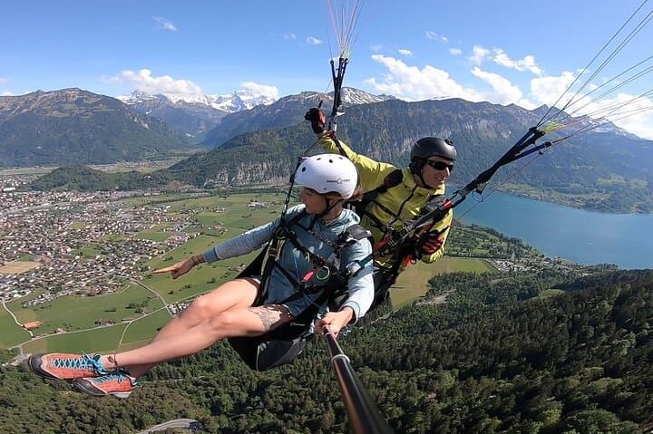 Tandem Paragliding Over Interlaken: Gondola Launch with Jungfrau Views photo 3