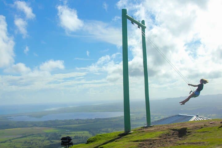 Montaña Redonda Day Tour — Swing 1,000 ft Above Miches with Private Beach & Snorkel photo 1