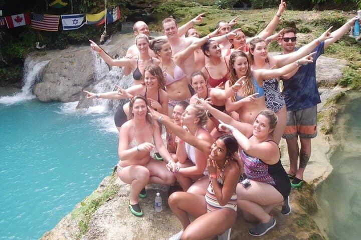 Dunn's River Falls & Blue Hole Combo — Ocho Rios Waterfall Climb, Cliff Jumps & Rope Swing photo 6
