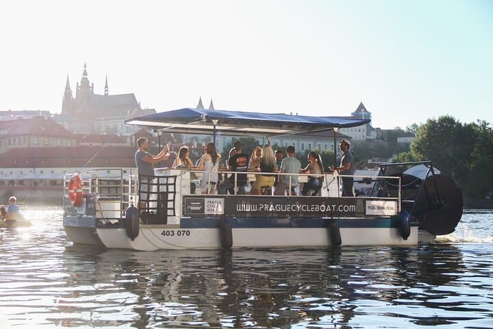Prague Cycle Boat: The Swimming Beer Bike on the Vltava photo 6