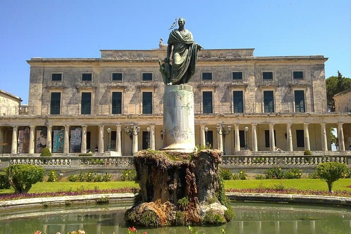 Corfu Highlights: Achilleion Palace, Mouse Island & Old Town Private Shore Tour