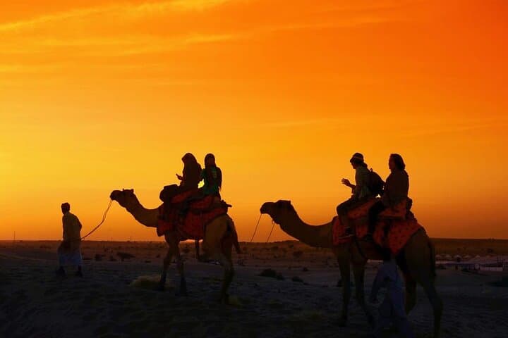 Sunrise and Sunset Camel Safari in Jaisalmer's Thar Desert photo 4