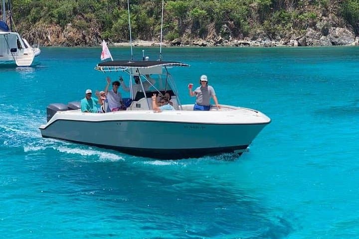 Private Virgin Islands Boat Charter — St. Thomas to Snorkel, Beaches & Pirate Stories photo 2