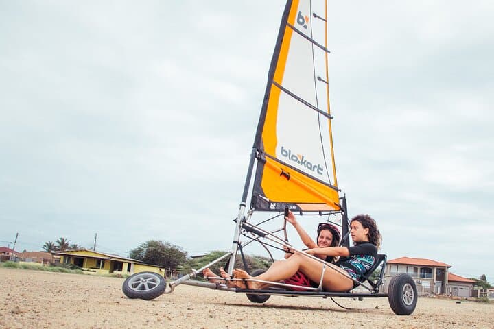 Harness Aruba's Trade Winds: Blokarting on the Island's Rocky Shores