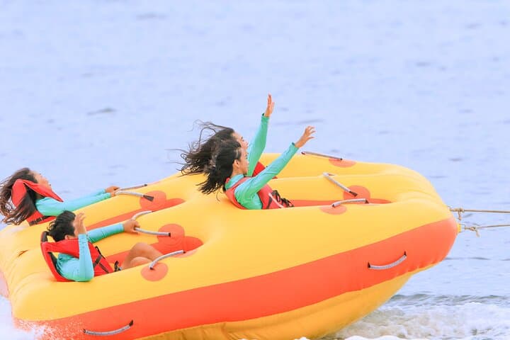 Donut Boat Thrill Ride at Tanjung Benoa Beach — Bali's High-Speed Water Fun