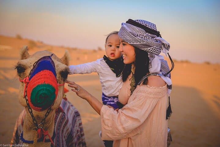 Dubai Red Dunes Desert Safari: BBQ, Camel Ride, Dune Bashing & Sandboarding photo 6