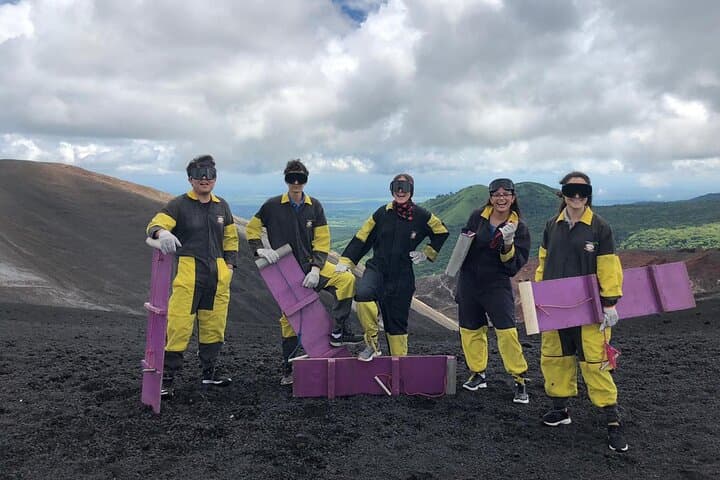 Cerro Negro Volcano Sandboarding from León: Hike, Crater Views & Sand Descent photo 3