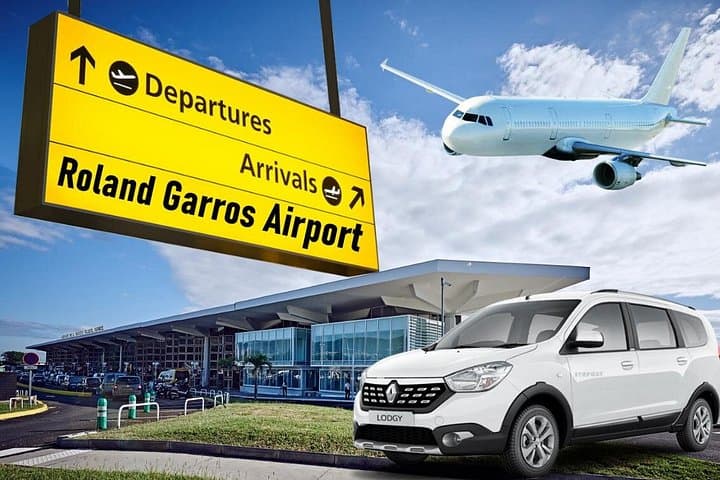 Private Airport Transfer: Réunion Roland Garros to West and South Coast