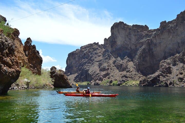 Paddling to Emerald Cave: Guided Kayak Tour Through Black Canyon from Las Vegas photo 4