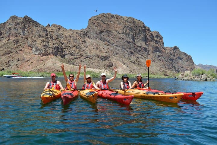Paddling to Emerald Cave: Guided Kayak Tour Through Black Canyon from Las Vegas photo 2