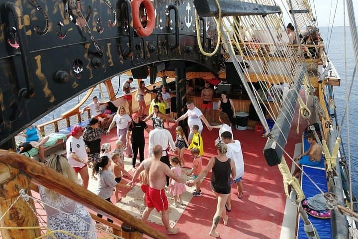 Manavgat Full-Day Boat Trip from Side — Swim, Lunch & Foam Party