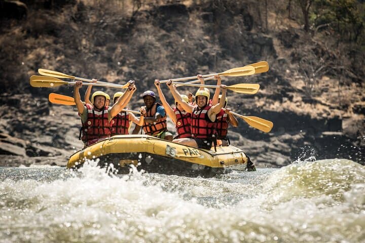 Full-Day Zambezi White-Water Rafting Below Victoria Falls — Class V Adrenaline