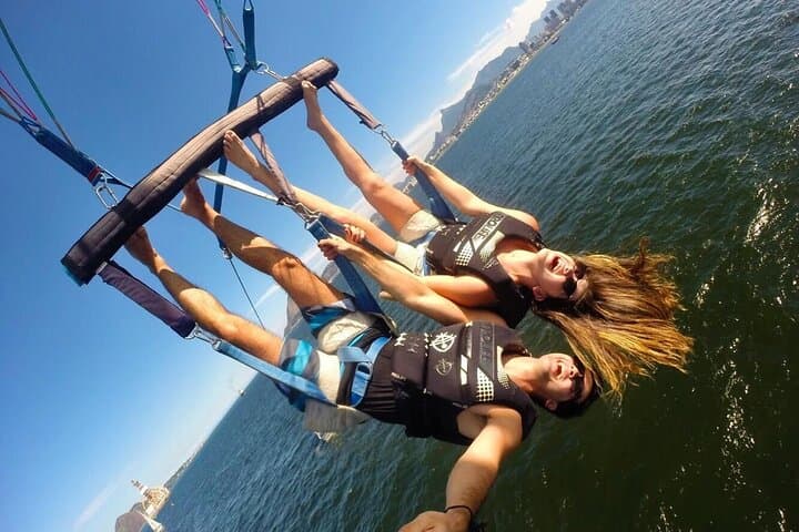 Parasailing Over Guanabara Bay: Rio de Janeiro Speedboat Adventure photo 2