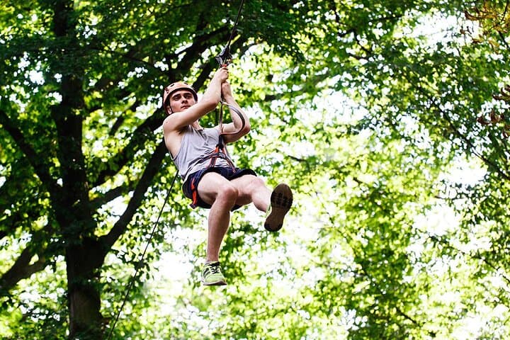 Rappelling and Climbing Adventure in Lamas de Mouro — Tree Climb, Abseil & Zip Slide photo 3