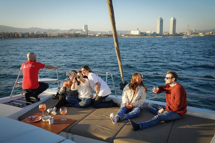 Private Barcelona Catamaran Charter: Sunset & Coastal Cruise for Up to 12 photo 2