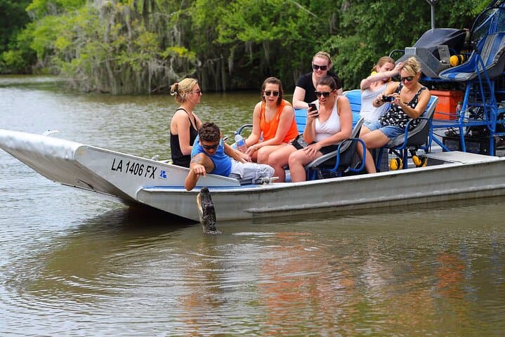 High-Speed Airboat Swamp Tour from New Orleans — Small-Group Wildlife Adventure photo 1