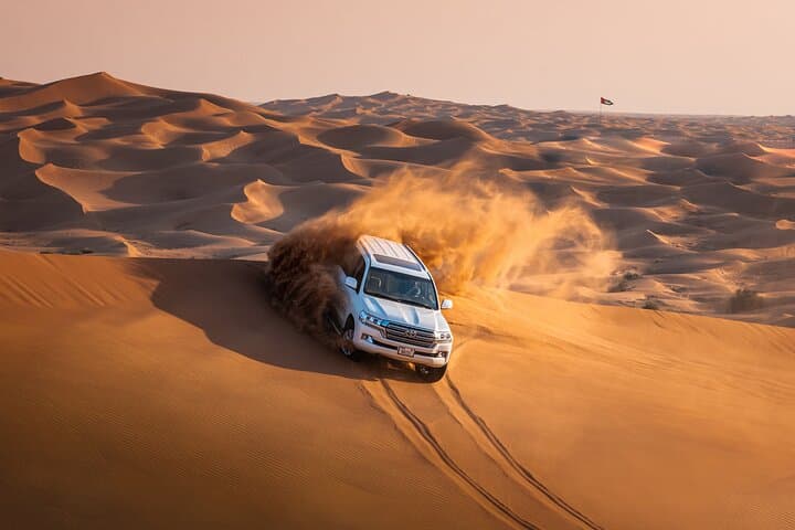 Private Lahbab Desert Safari: Dune Bashing, Camel Ride & Dinner Under Stars photo 5